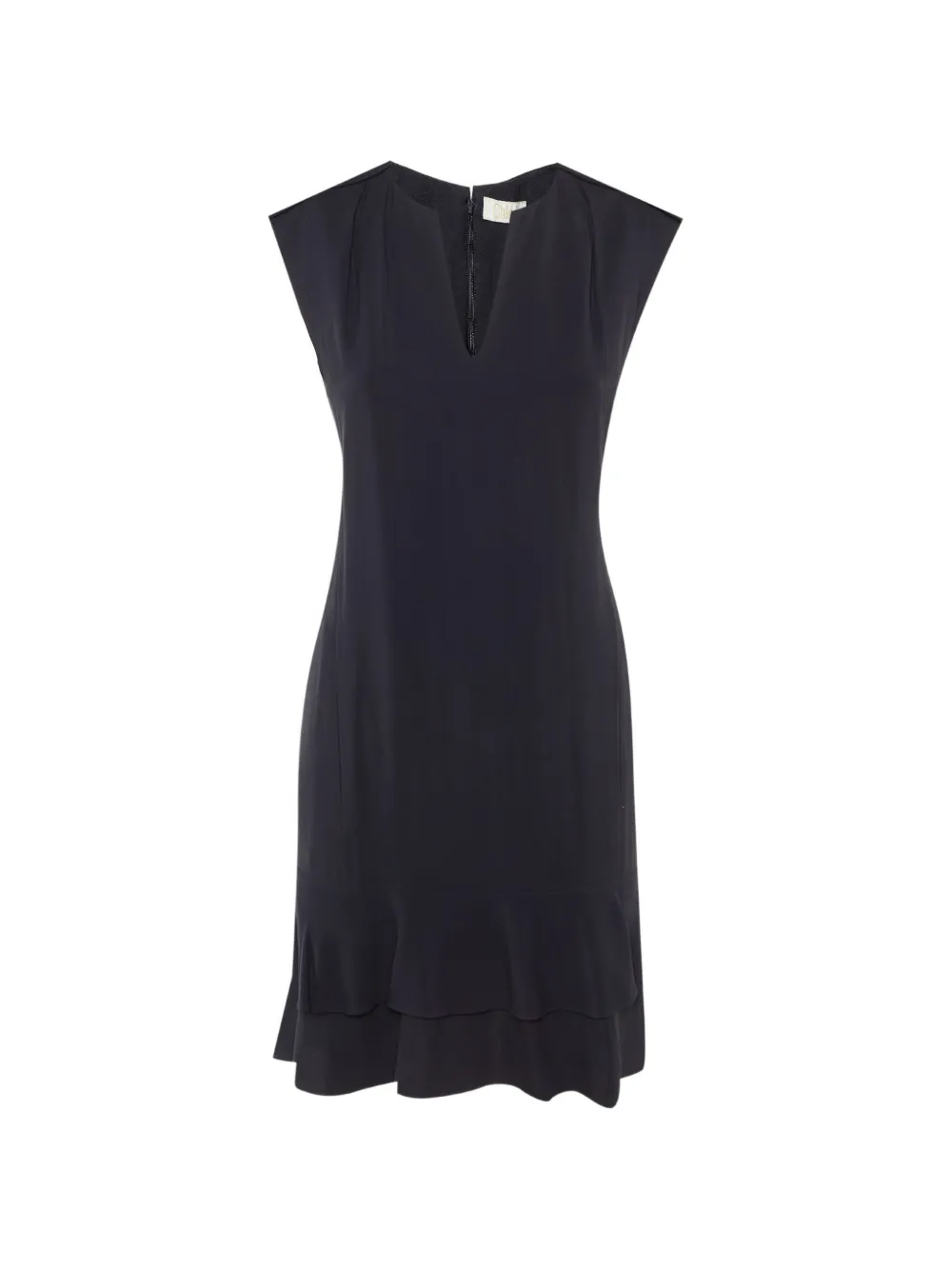Chloé Pre-Owned flounced sleeveless midi dress - Blu