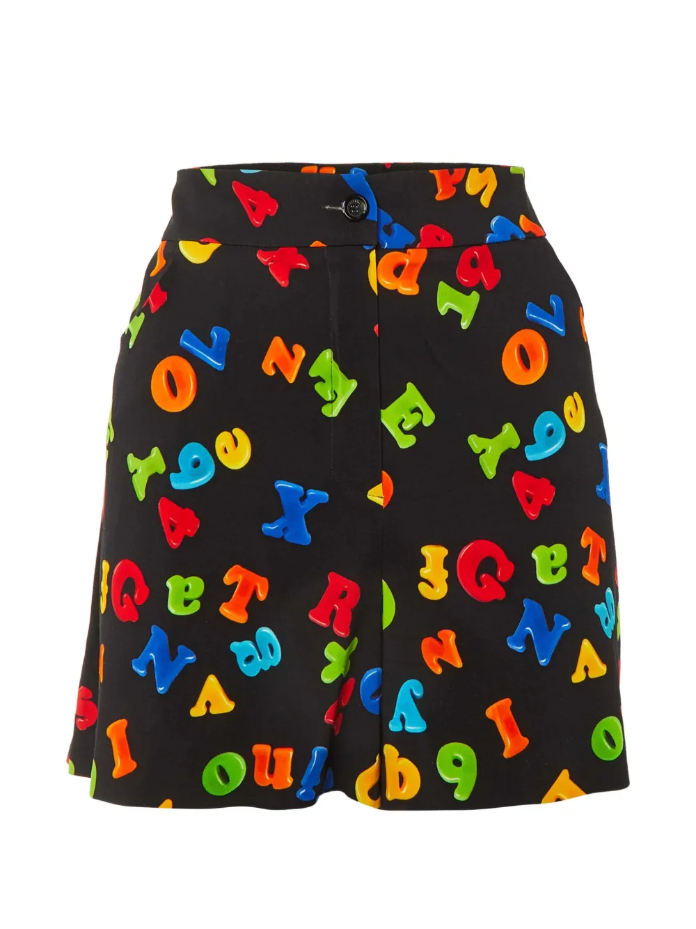 Moschino Pre-Owned Couture letter-print shorts - Nero
