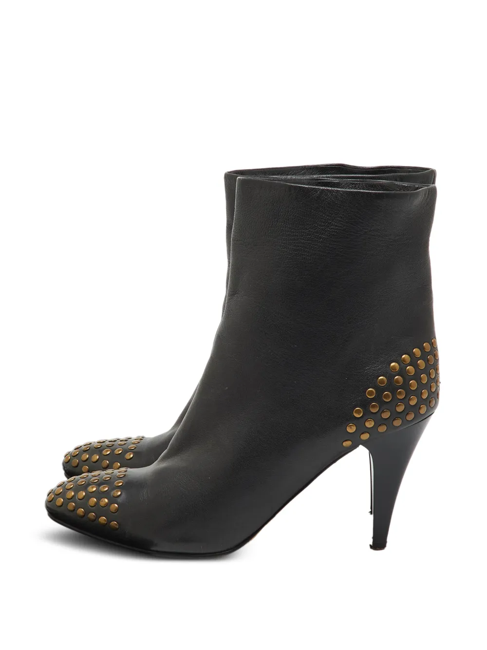 See By Chloé Vintage leather heeled ankle boots - Schwarz