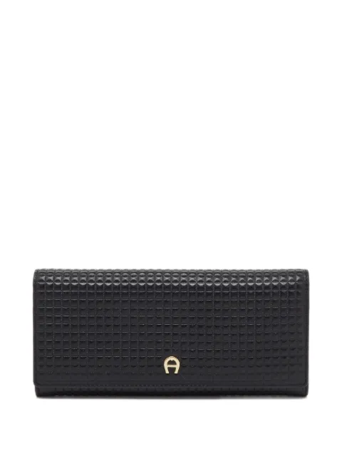 Aigner Kids leather flap continental wallet