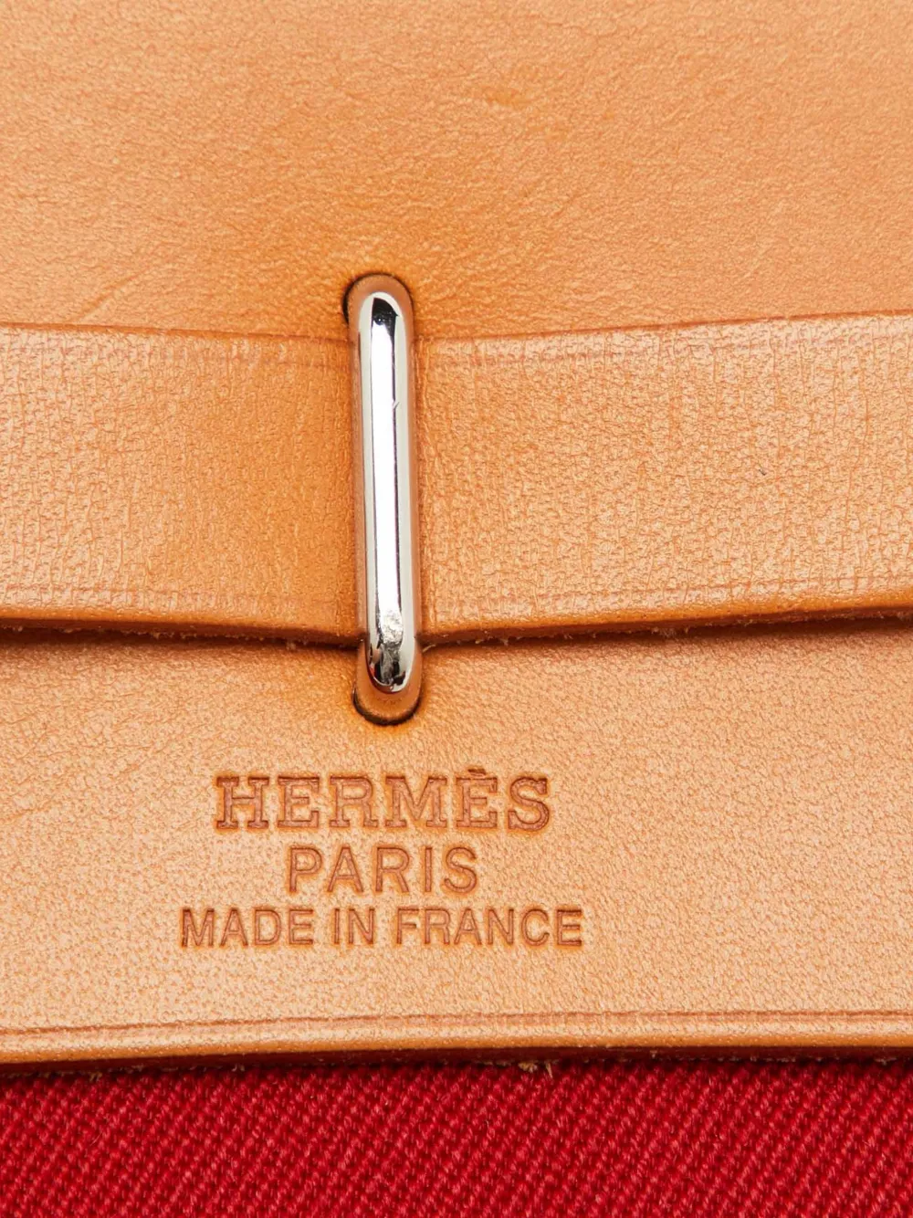 Hermès Pre-owned TPM Herbag Shoulder Bag in Red, view 4