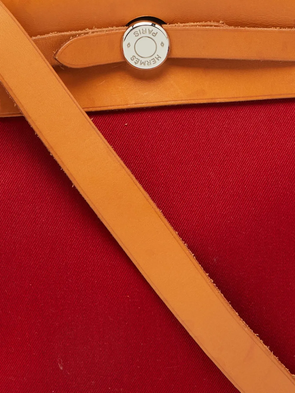 Hermès Pre-owned TPM Herbag Shoulder Bag in Red, view 5