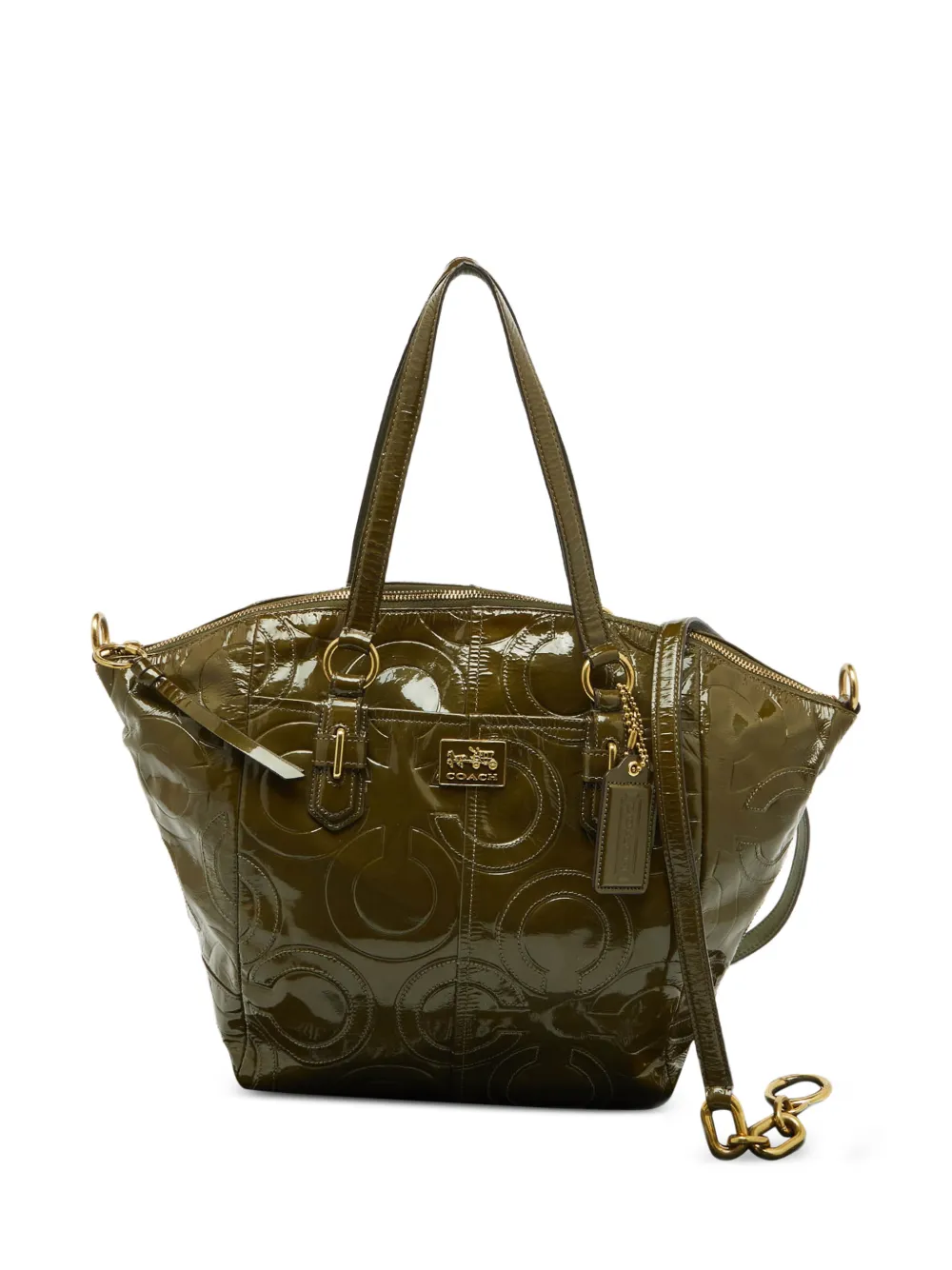 Coach Vintage Op Art Madison shoulder bag - Verde