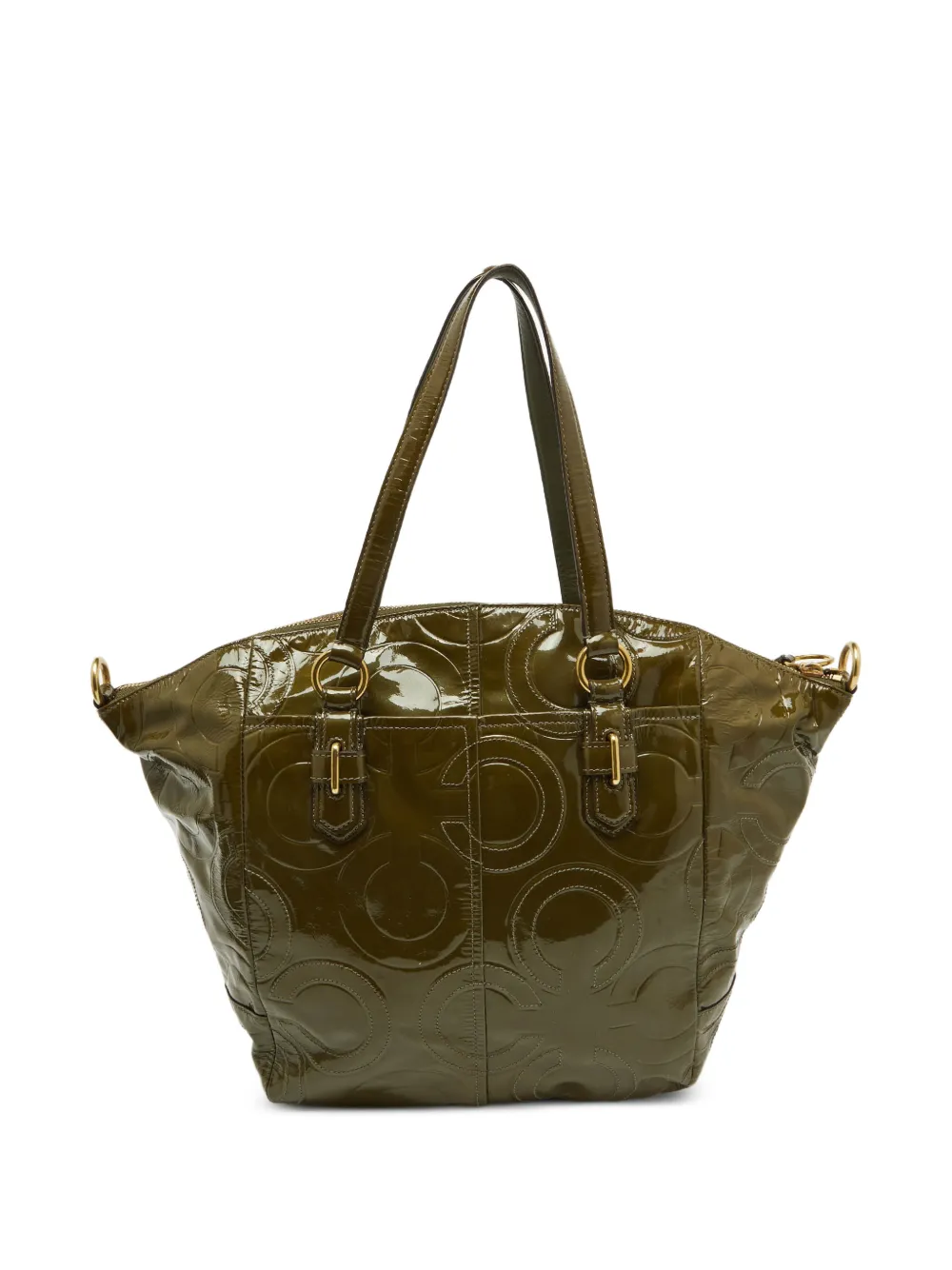 美品✨Vintage Coach Handbag Op Art Green 36459109_68595281_1000.jpg