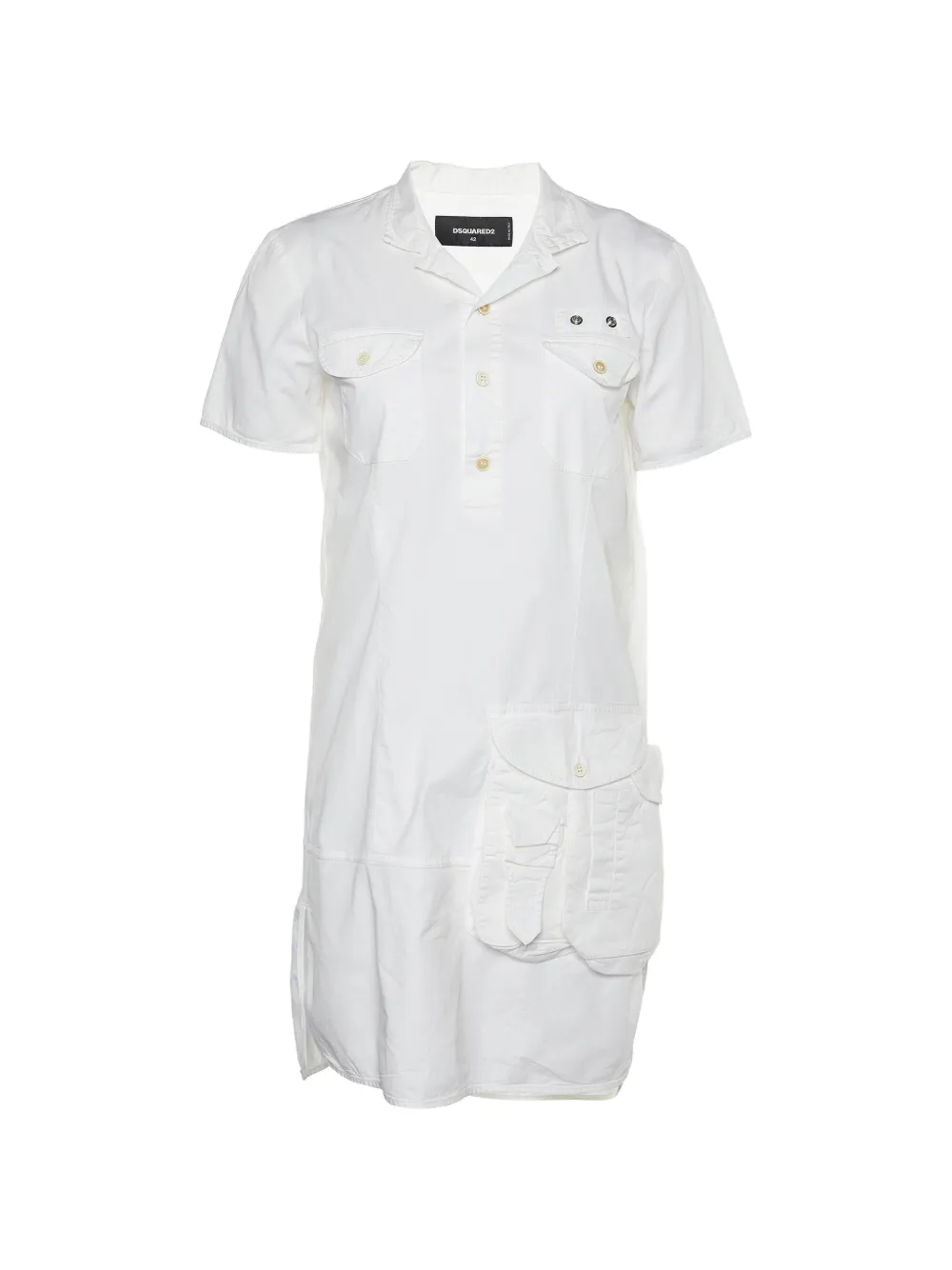 DSQUARED2 front shift dress - Weiß