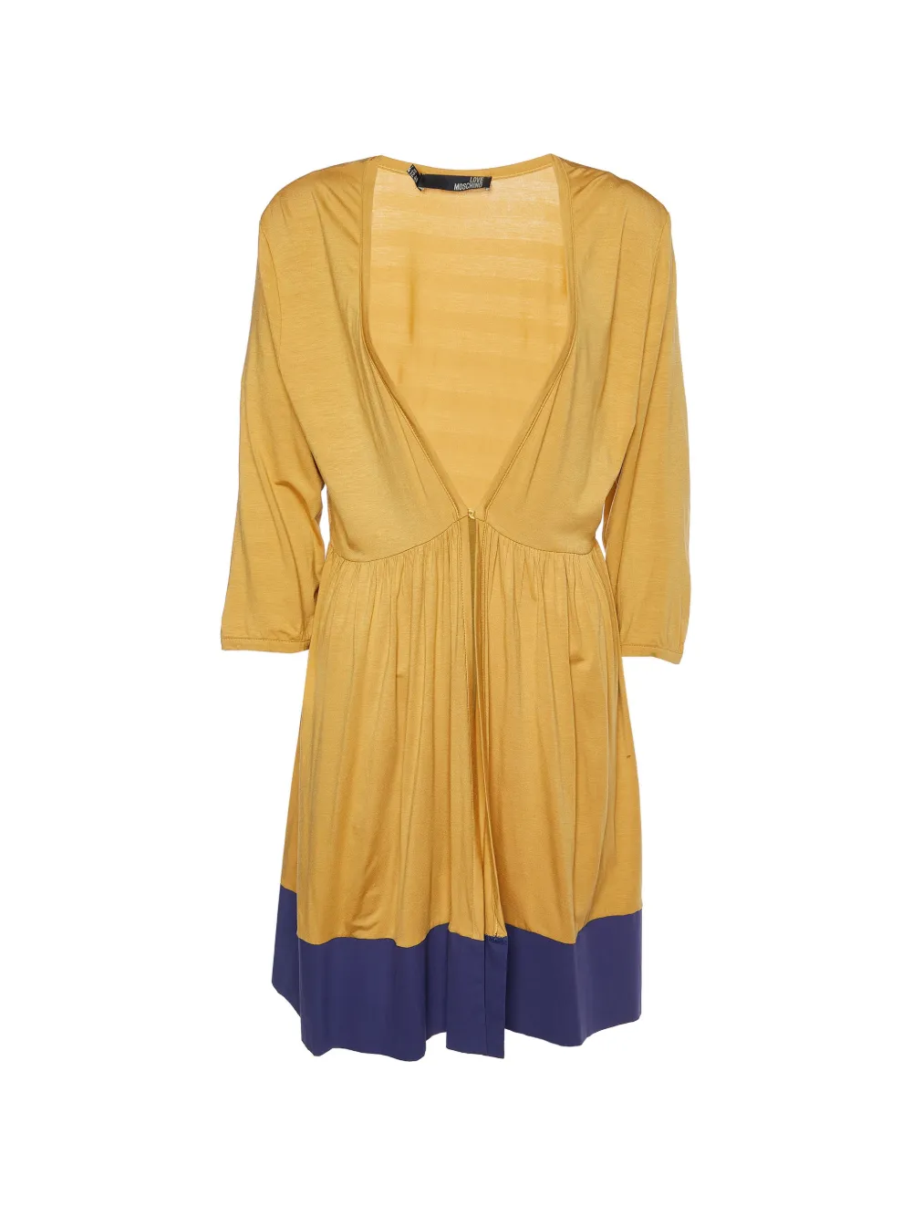 Love Moschino knit hook-front shrug - Giallo