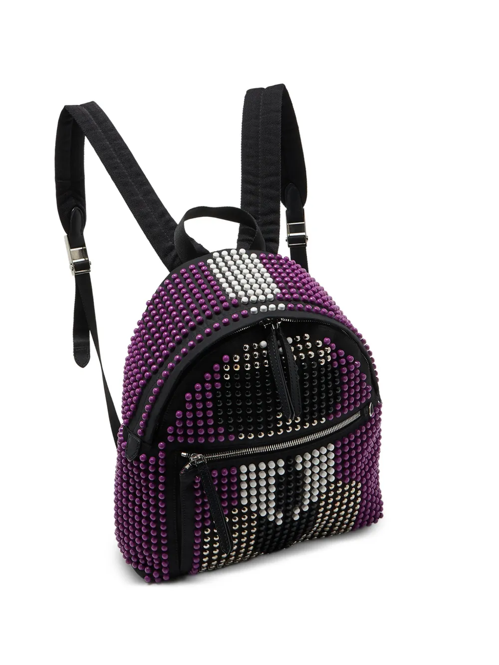 Fendi Pre-Owned 2015 Karlito beaded backpack - Viola