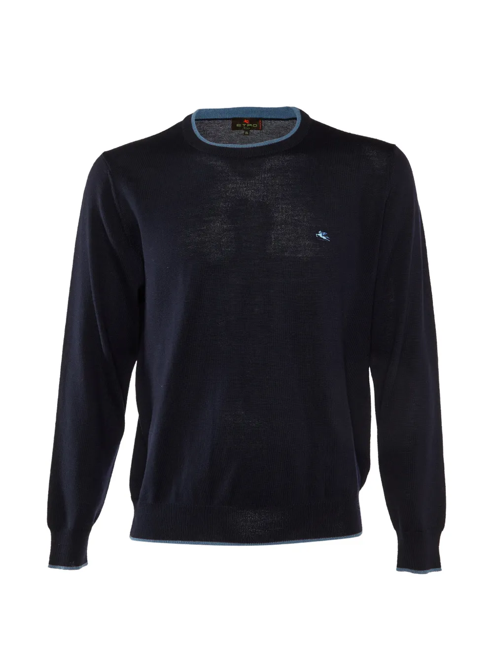 Etro Pre-Owned Pegasus embroidered sweater - Blau