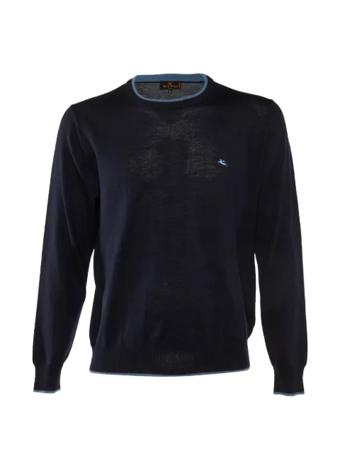 Etro Pre-Owned Pegasus embroidered sweater