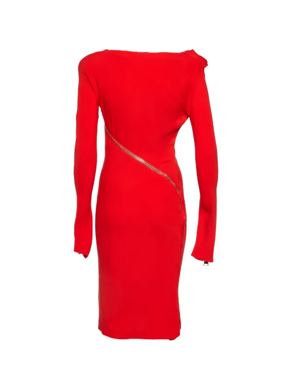 tom ford backless zipper dress Vintage Draped zip-detail Short | Red Pattern Walkthrough – Backless TOM FORDs sculpted gown lace-mermaid-wedding-dresses Production time:4 weeks