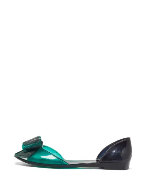 Ferragamo Pre-Owned jelly Barbados ballet flats