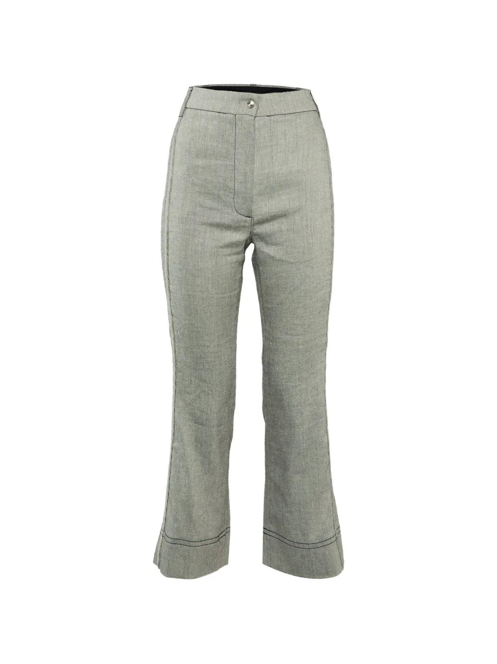Sportmax Sportmax twill-weave trousers - Grigio