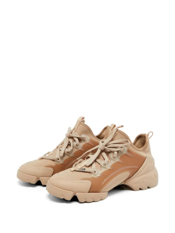 Christian Dior Pre-Owned D-Connect Sneakers | Neutrals | FARFETCH
