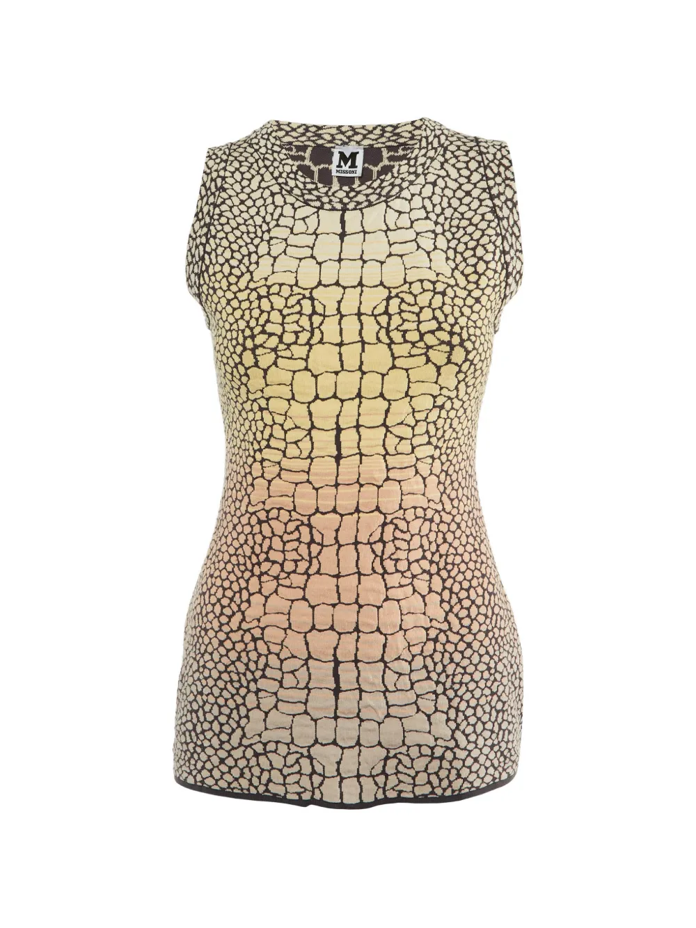 Missoni Pre-Owned jacquard knit sleeveless top - Multicolore