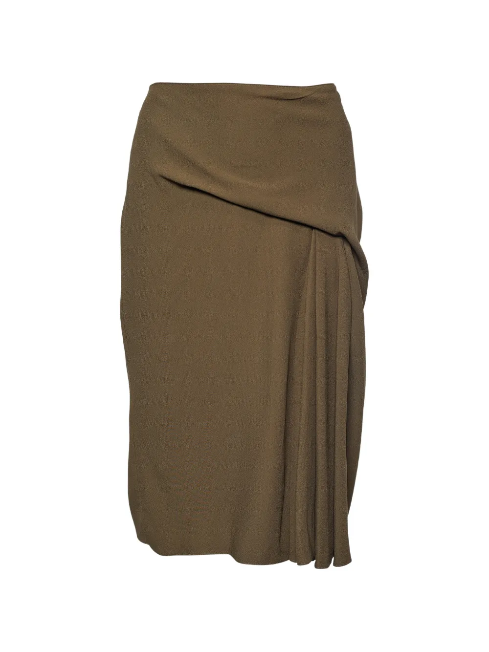 Versace Pre-Owned draped midi skirt - Grün
