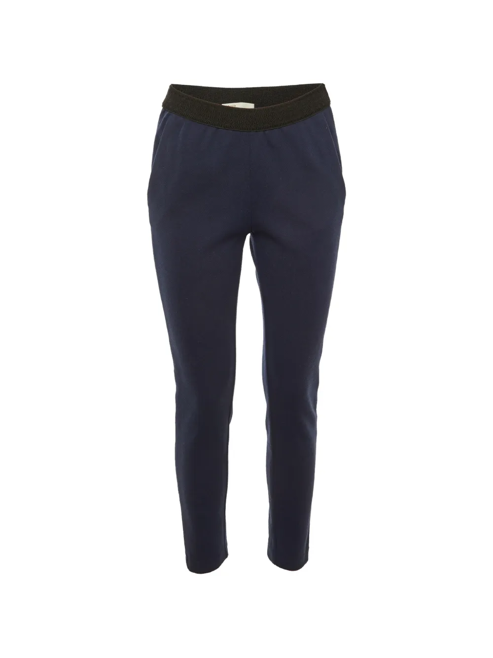 Maje Polga side-stripe trousers - Blu