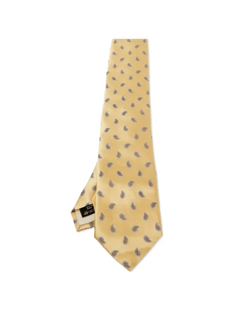 Ermenegildo Zegna Vintage corbata de seda con motivo de cachemira