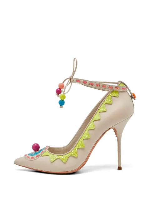 Sophia Webster Remmie ankle tie pumps