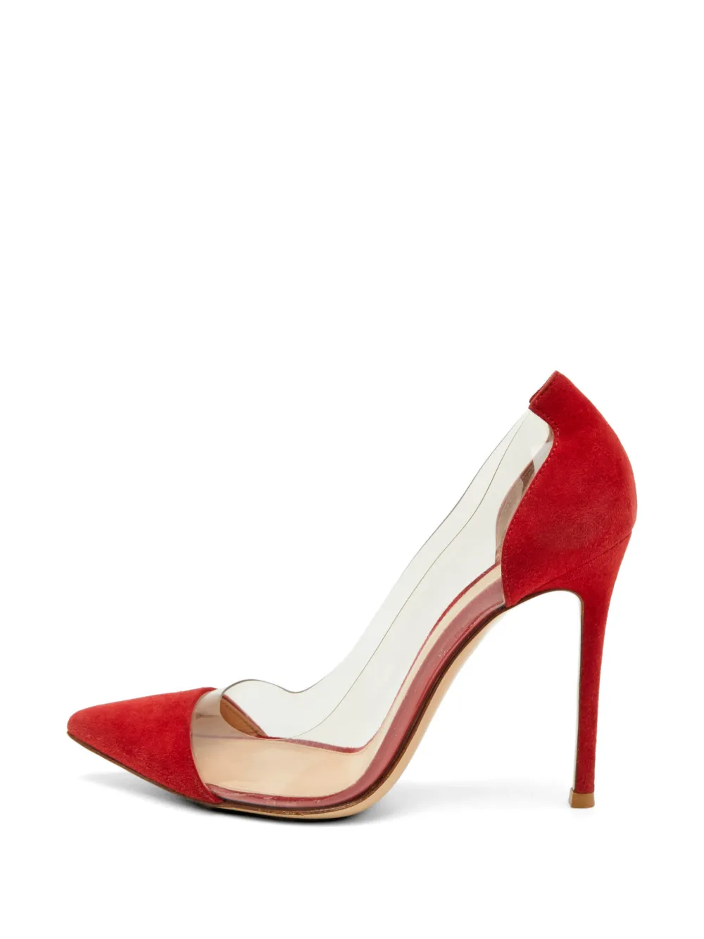 Gianvito Rossi Plexi pointed-toe pumps - Weiß