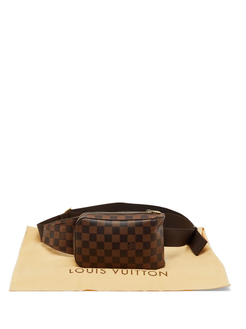 Louis Vuitton Pre-Owned Geronimos Damier Ebene belt bag - Marrone