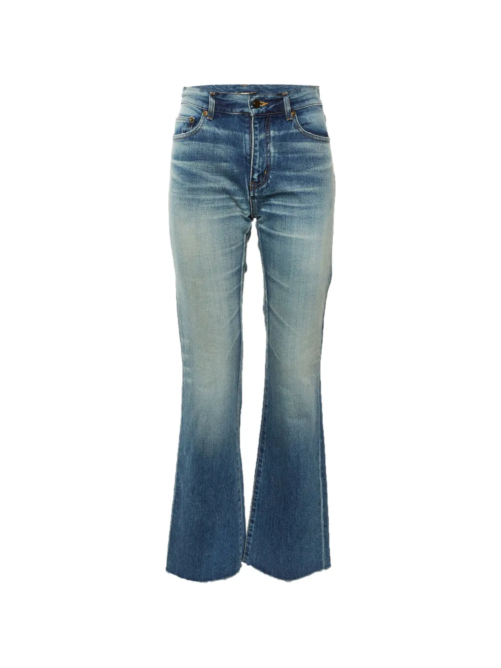 Saint Laurent Pre-Owned flared jeans - Blue