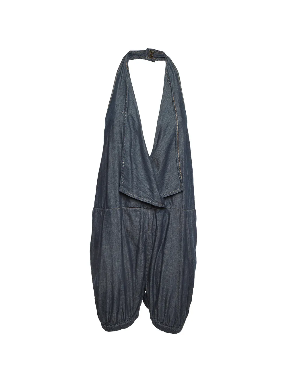 Stella McCartney Pre-Owned 2006 halter-neck backless playsuit - Blu