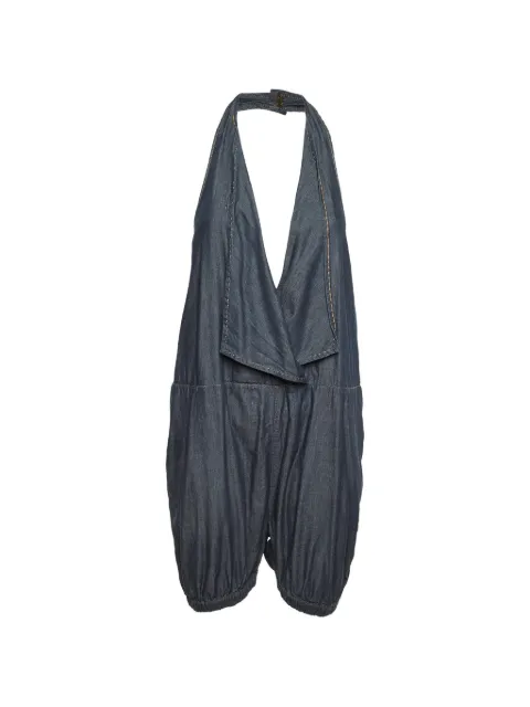 Stella McCartney Pre-Owned jumpsuit corto espalda abierta y cuello halter 2006