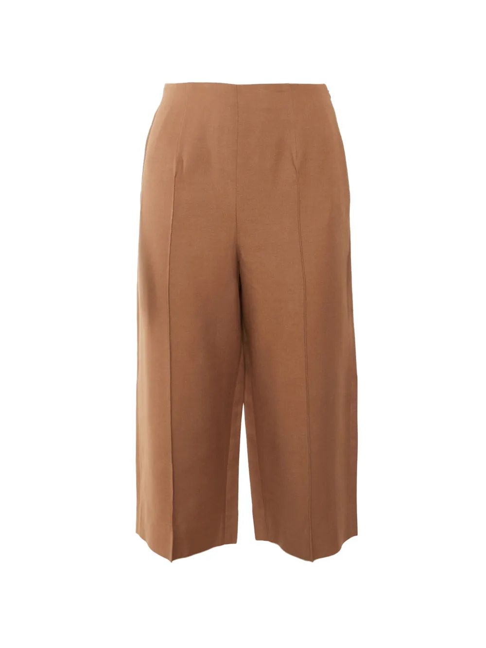 Valentino Garavani Pre-Owned pressed-crease culottes - Marrone
