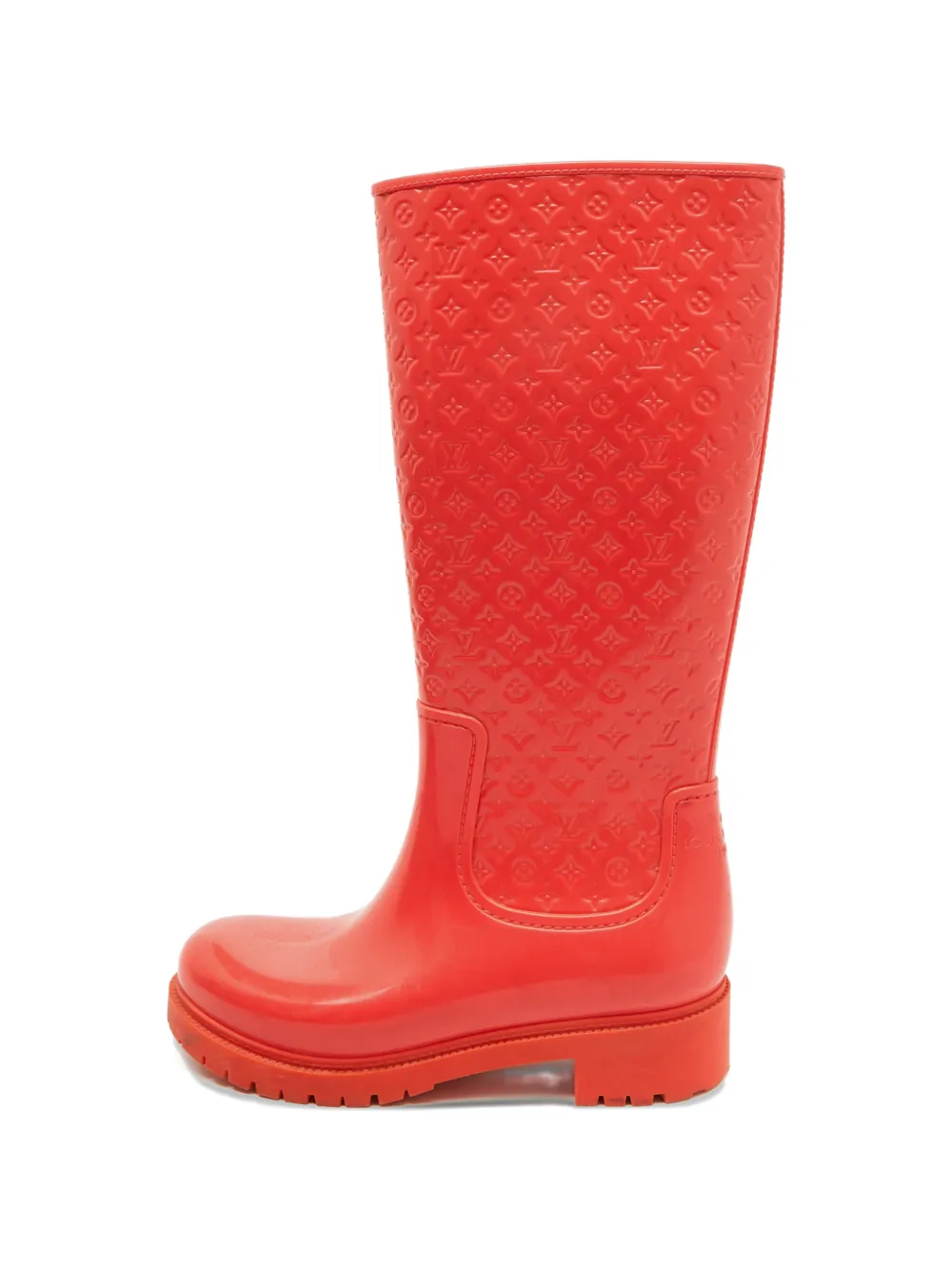 Louis Vuitton Pre-Owned Splash Monogram rain boots - Arancione