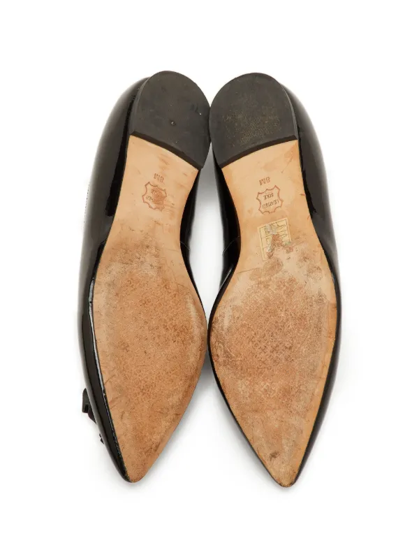 Tory Burch Melody Pearl フラットシューズ | ブラック | FARFETCH JP