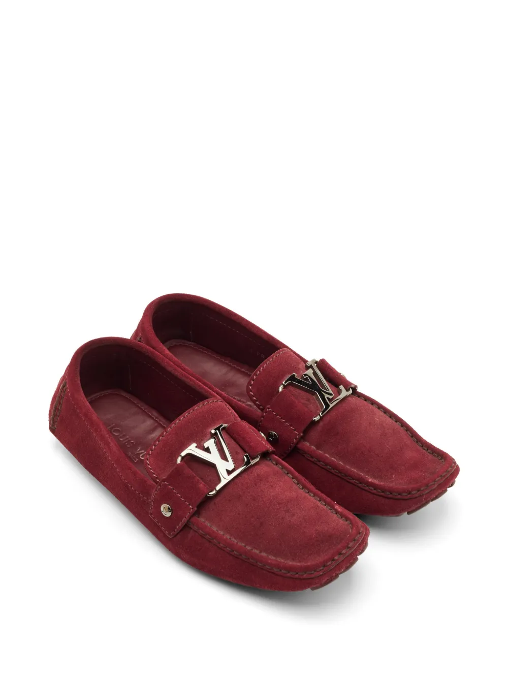 Louis Vuitton Pre-Owned Monte Carlo loafers - Rosso