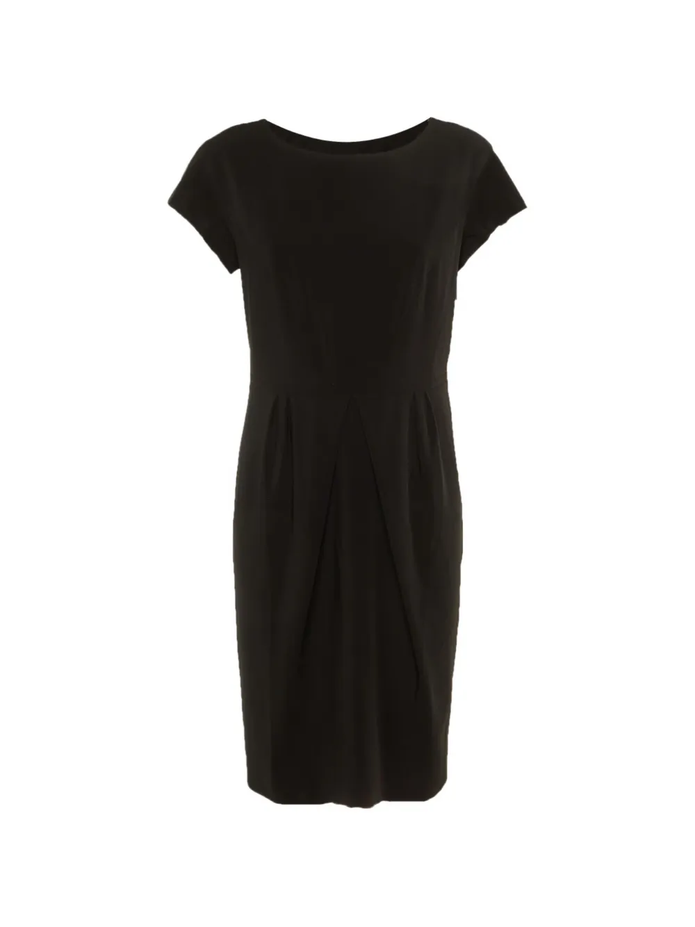 Weekend Max Mara crepe pleated dress - Schwarz