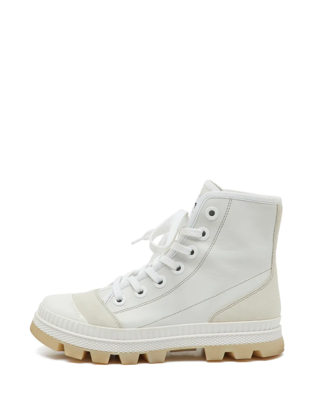 Jimmy Choo Pre-Owned high-top sneakers - Weiß