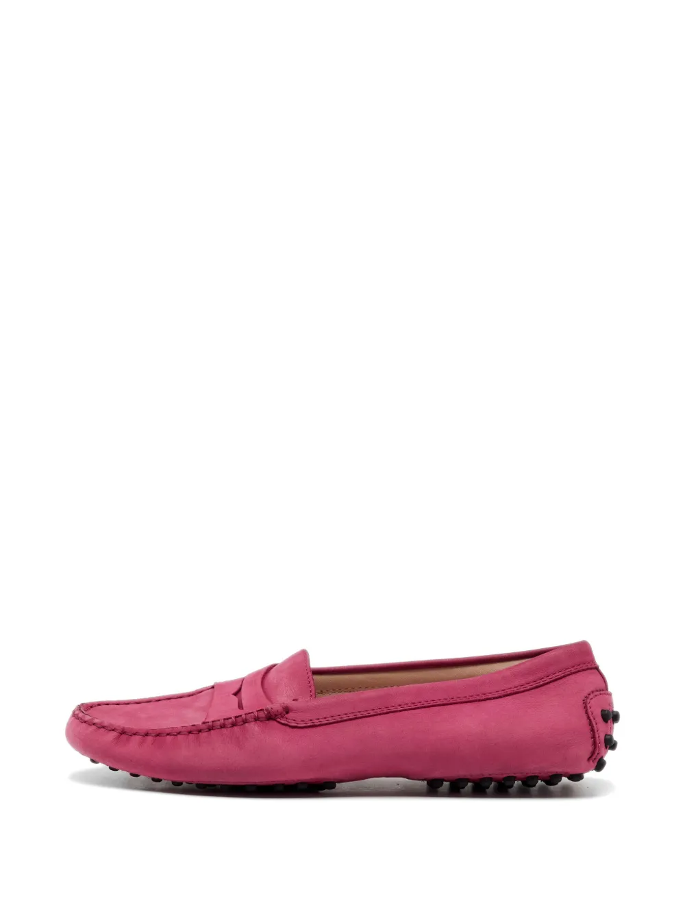 Tod's Vintage Nubuck slip on loafers - Rosa