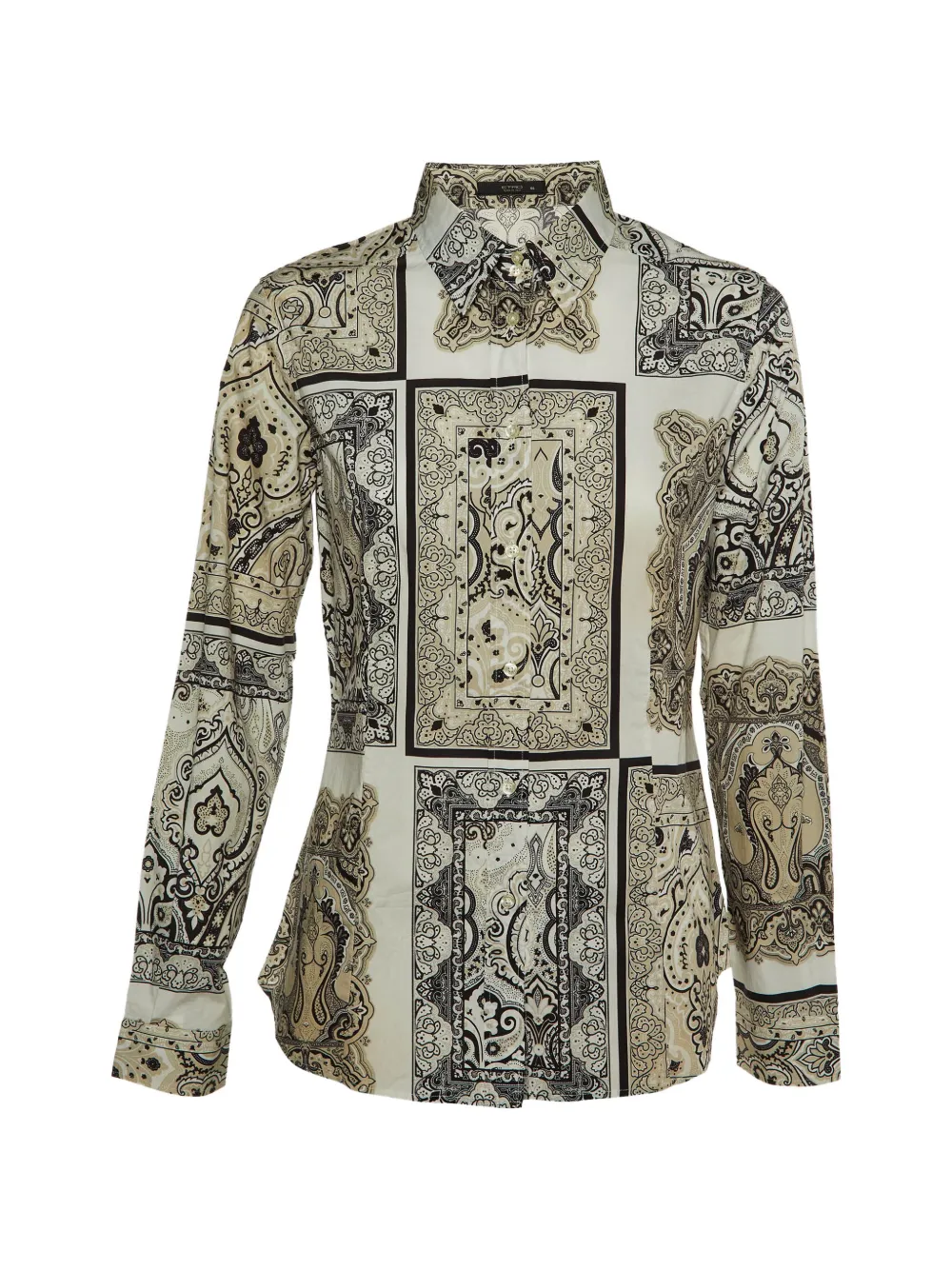 Etro Pre-Owned paisley-print cotton shirt - Toni neutri