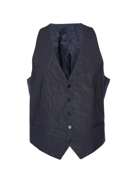 Armani Vintage button-up waistcoat
