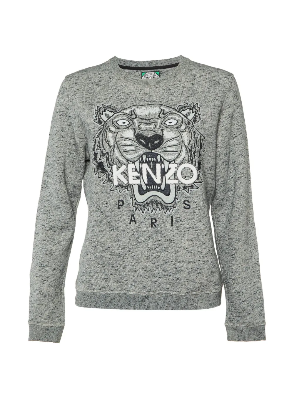 Kenzo Pre-Owned Tiger embroidered sweater - Grau