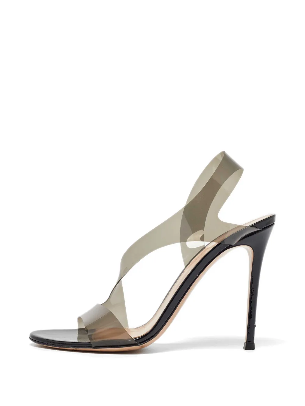 Gianvito Rossi Metropolis slingback heeled sandals - Nero