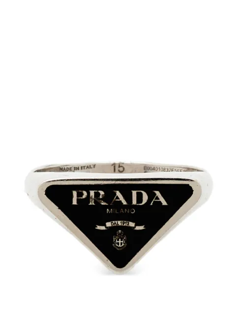 Prada Pre-Owned Symbole enamel ring