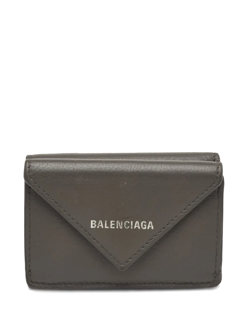 Balenciaga Pre-Owned Papier leather wallet - Grigio