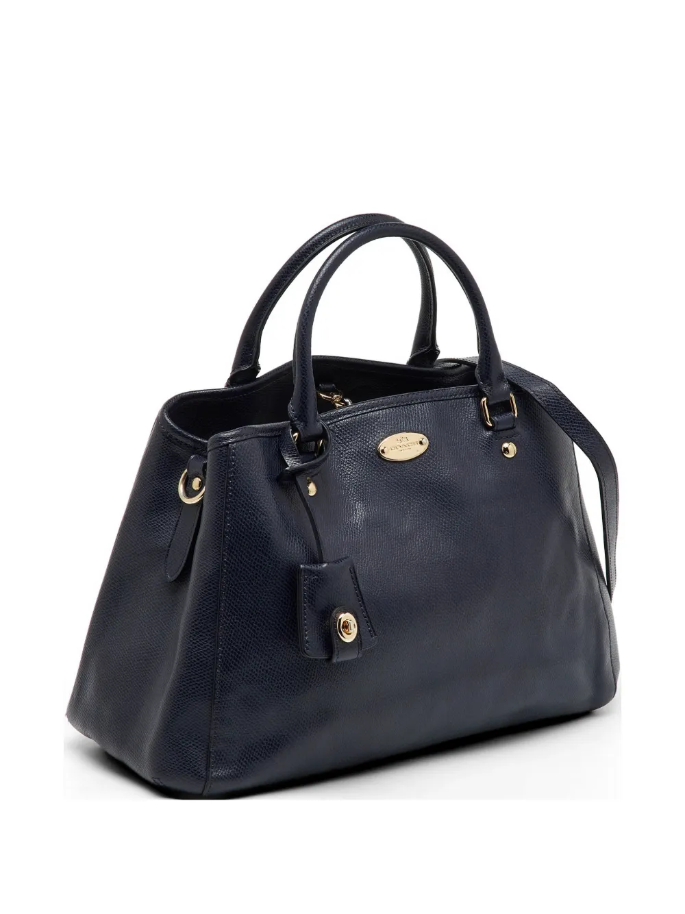 Pre-owned Coach Vintage Medium Margot Tote Bag In Blue