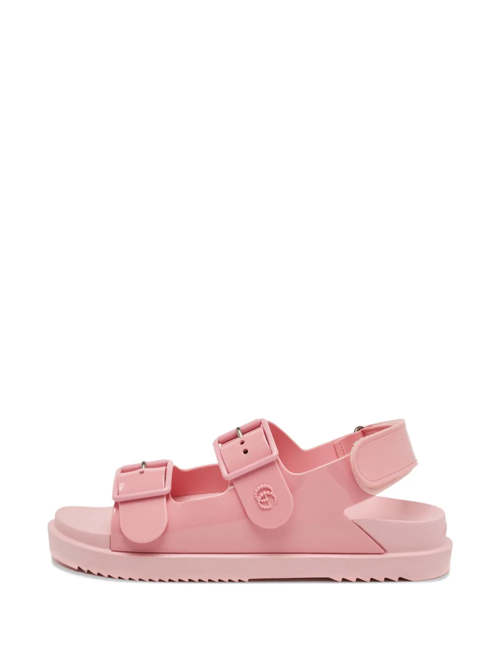 Gucci Pre-Owned Mini Double G flat sandals - Pink