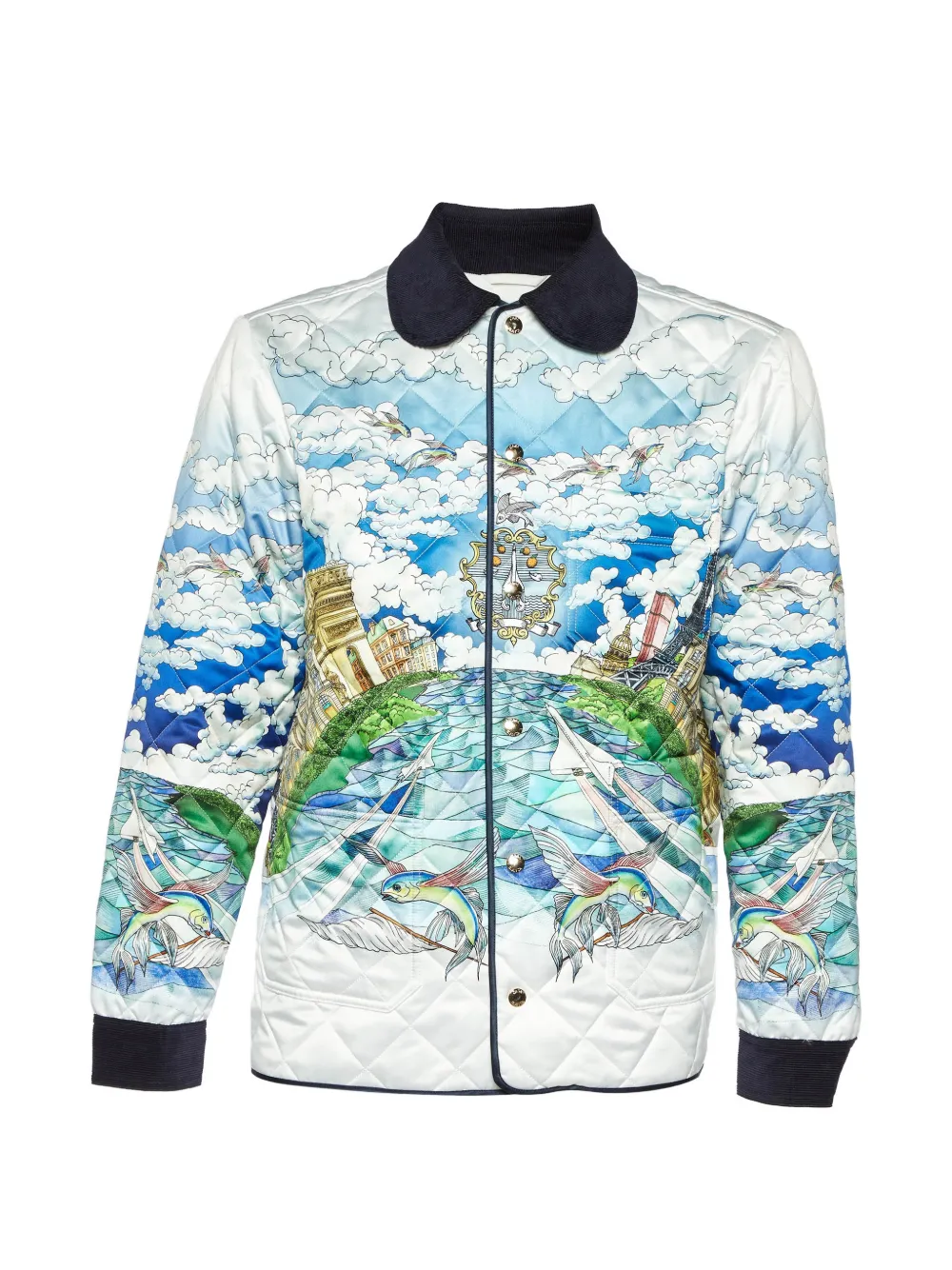 Casablanca Le Vol Ideal quilted jacket - Bianco