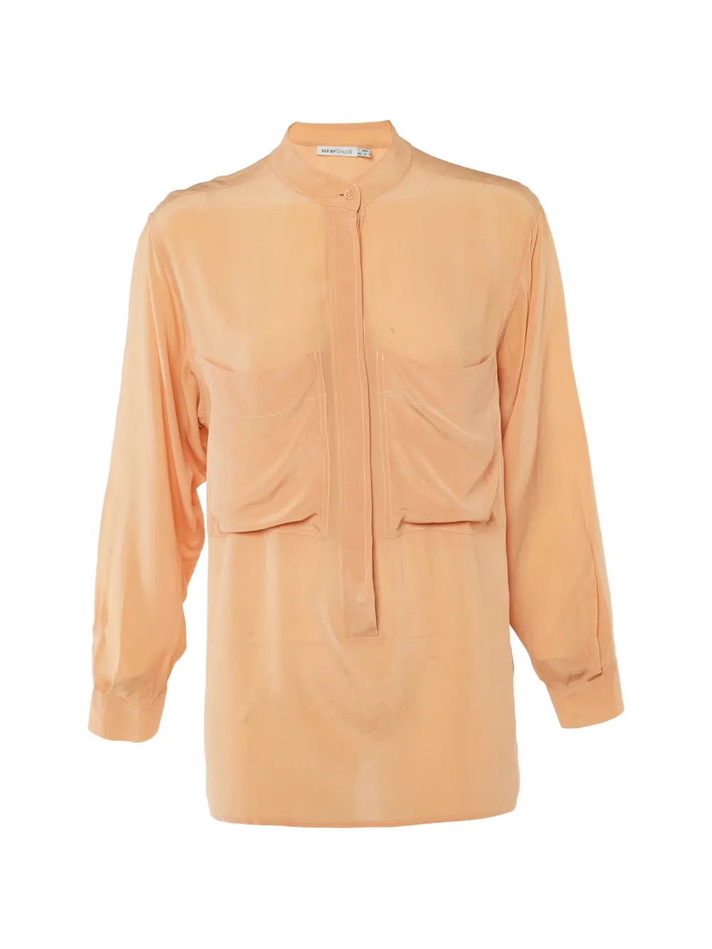 See by Chloé button-front blouse - Arancione