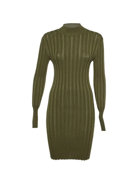 Alexander McQueen Pre-Owned rib-knit dmidi ress
