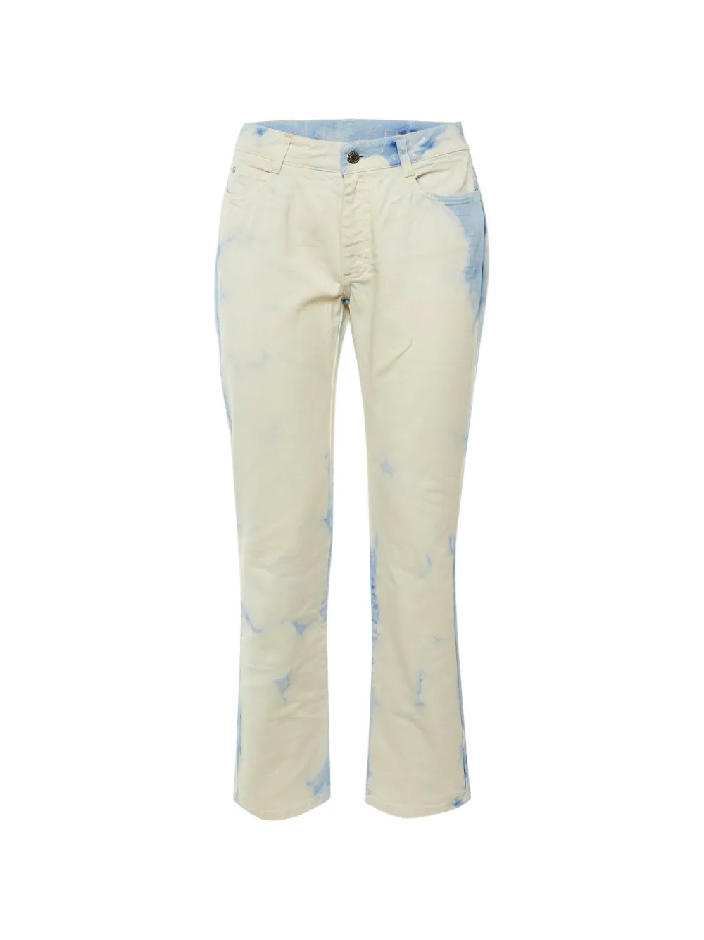 Stella McCartney Pre-Owned bleached skinny-fit jeans - Bianco