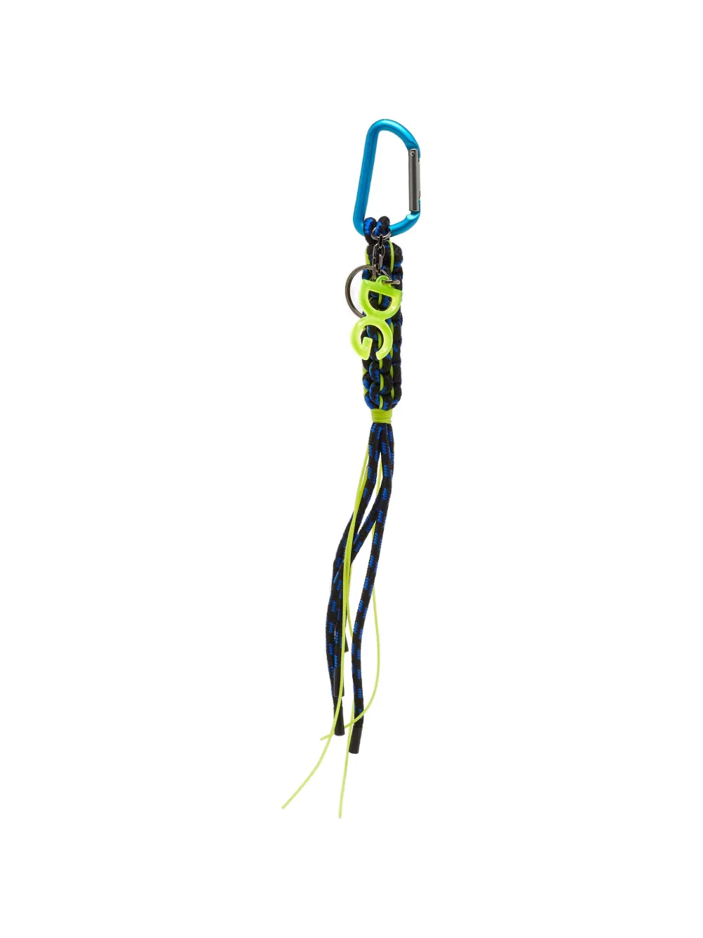 Dolce & Gabbana Pre-Owned rope carabiner-clip keyring - Blu