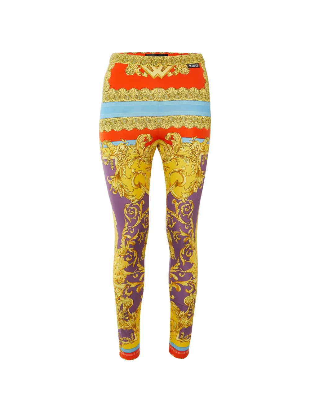 Versace Pre-Owned Heritage baroque-print leggings - Oro