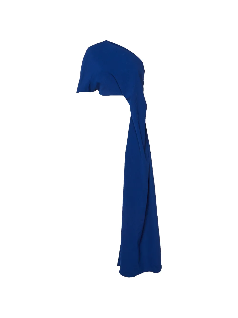 Solace London Chrysa one-shoulder cropped blouse - Blue