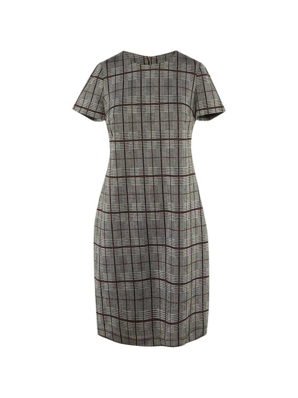 Calvin Klein Vintage check-pattern mini dress - Grigio